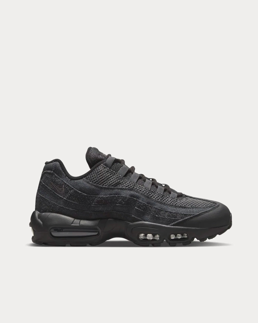 Nike Air Max 95 Smoke Black / Dark Smoke Grey Low Top Sneakers - 1