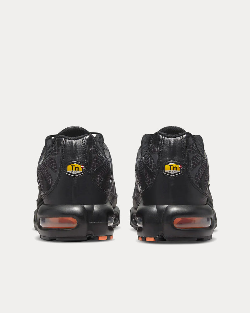 Nike Air Max Plus Black / Total Orange / Particle Grey / White Low Top Sneakers - 5