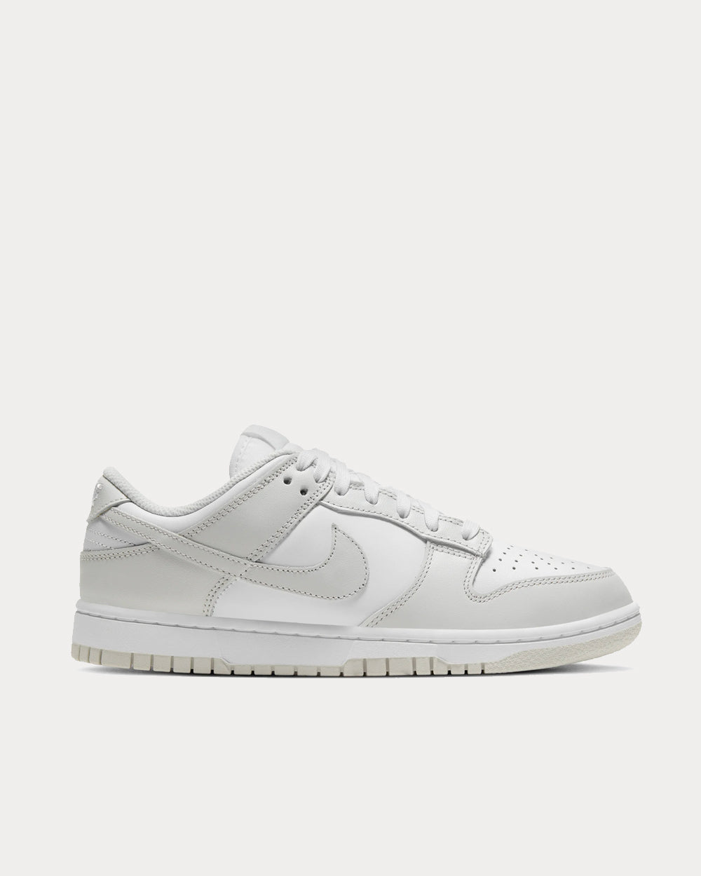 Nike Dunk Low Retro White / Photon Dust White Low Top Sneakers - 1