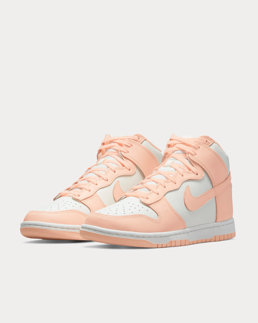 Nike Dunk Sail / Crimson Tint High Top Sneakers - 2