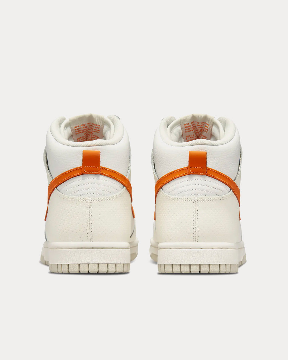 Nike Dunk High Summit White / Light Bone / Sail / Magma Orange High Top  Sneakers - Sneak in Peace