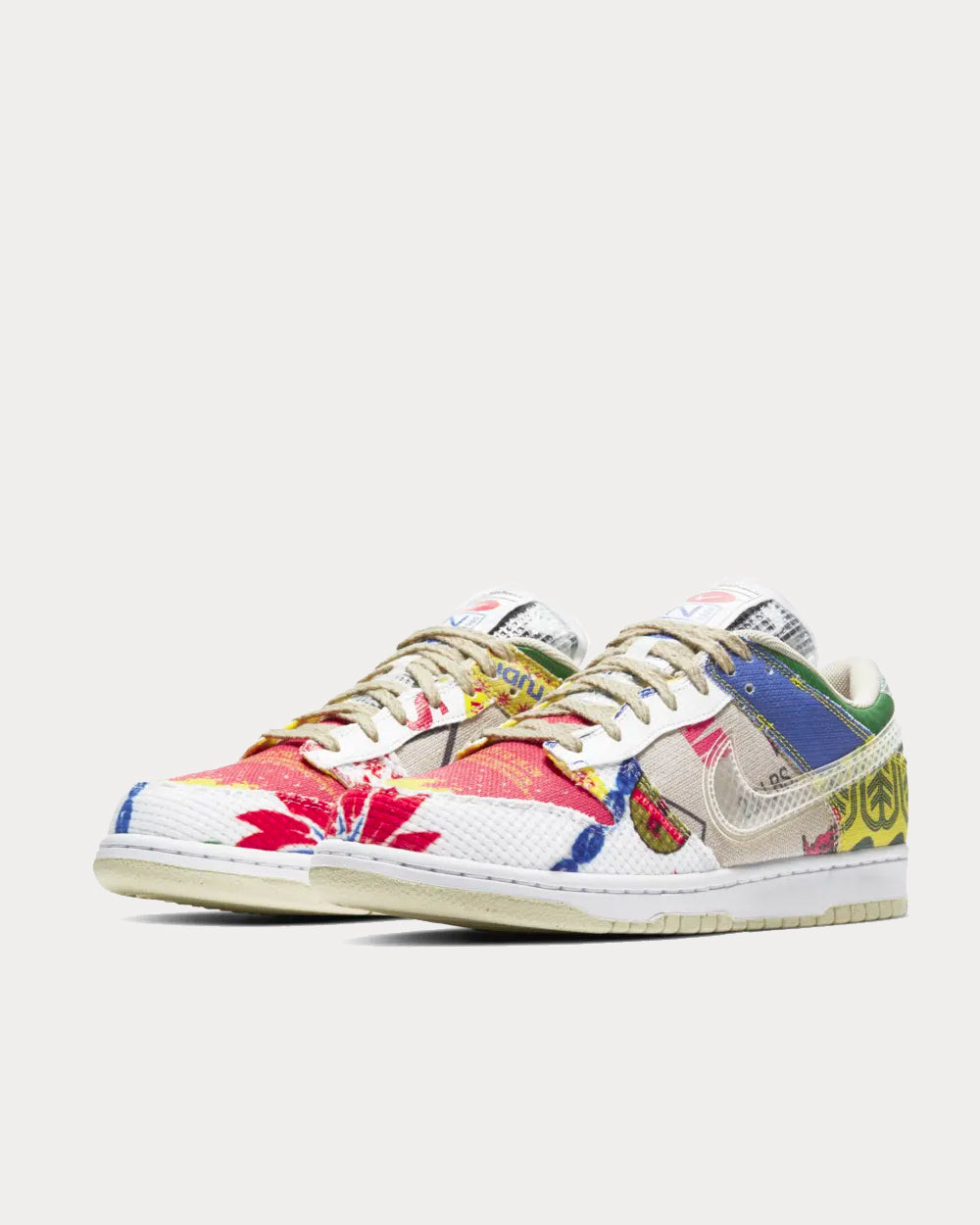 Nike Dunk Low City Market Multi Low Top Sneakers - 2