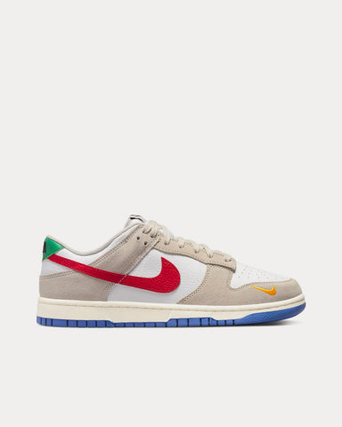 Nike Dunk Low Light Iron Ore / White / Game Royal / University Red Low Top Sneakers