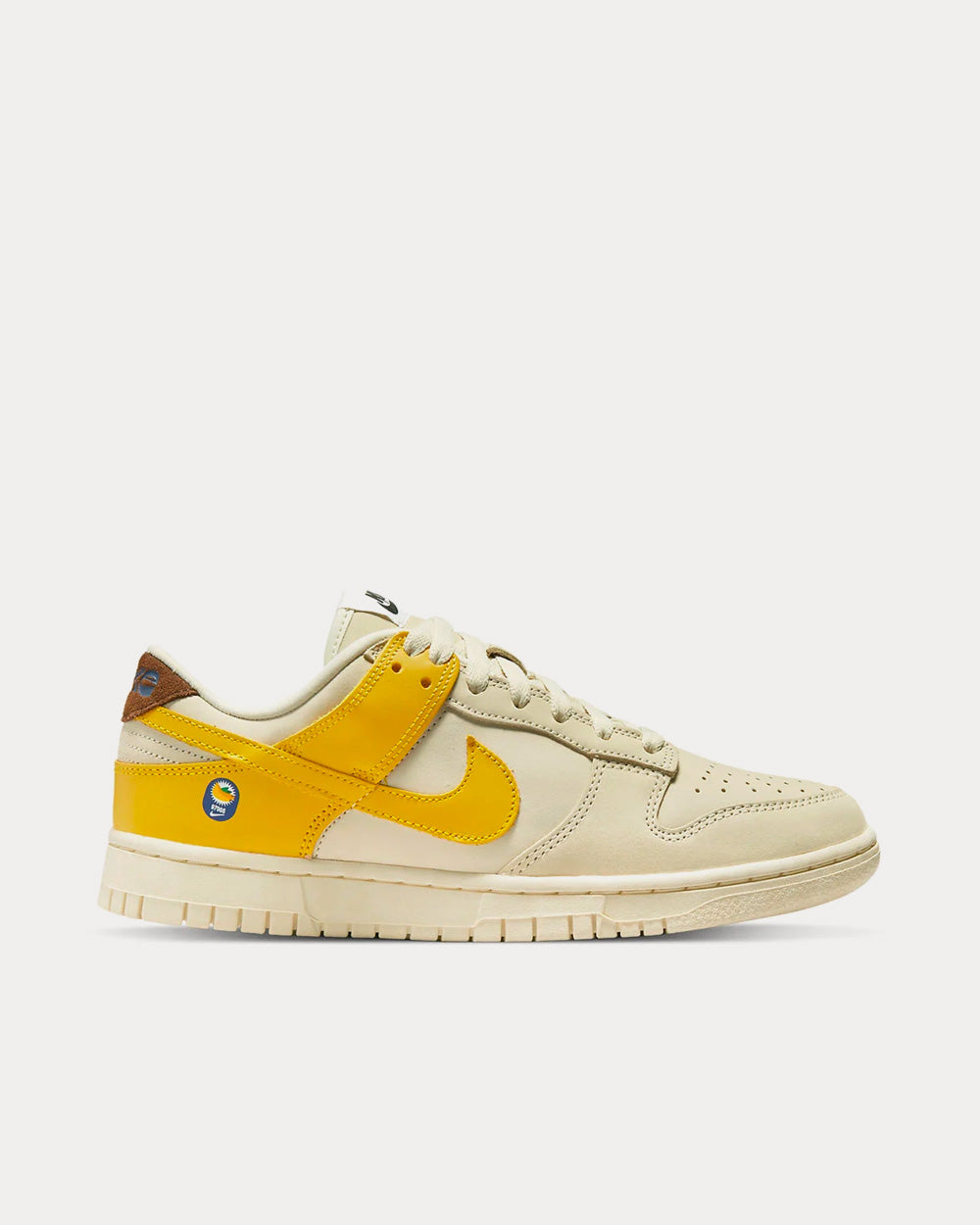 Nike Dunk Low LX Coconut Milk / Vivid Sulfer / Cacao Wow Low Top Sneakers - 1