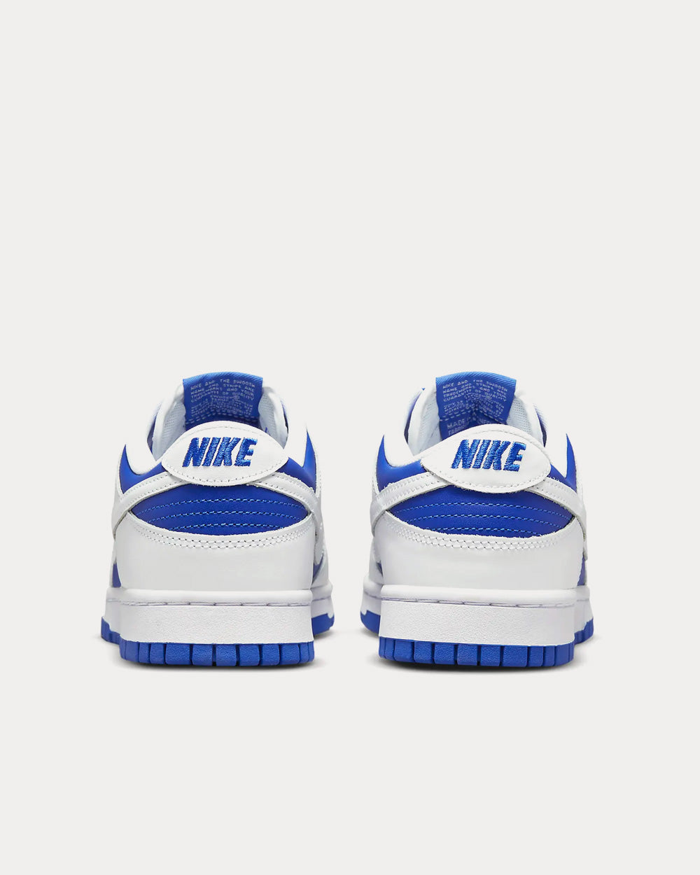 Nike Dunk Low Retro Racer Blue / White / Racer Blue Low Top Sneakers - 4