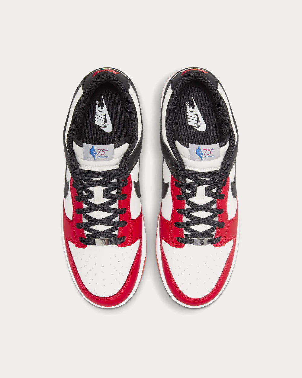 Nike Dunk Low Retro 'Diamond Anniversary' Sail / Black / Chile Red / Black Low Top Sneakers - 2