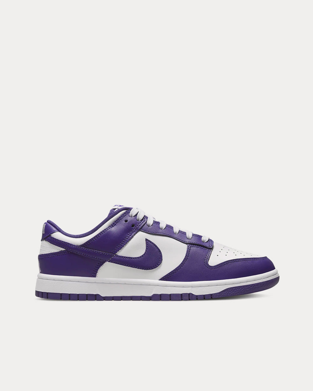 Nike Dunk Low Retro White / Total Orange / Court Purple Low Top Sneakers - 1