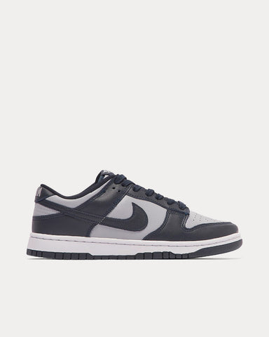 Nike Dunk Low Retro Wolf Grey / Dark Obsidian / Total Orange Low Top Sneakers