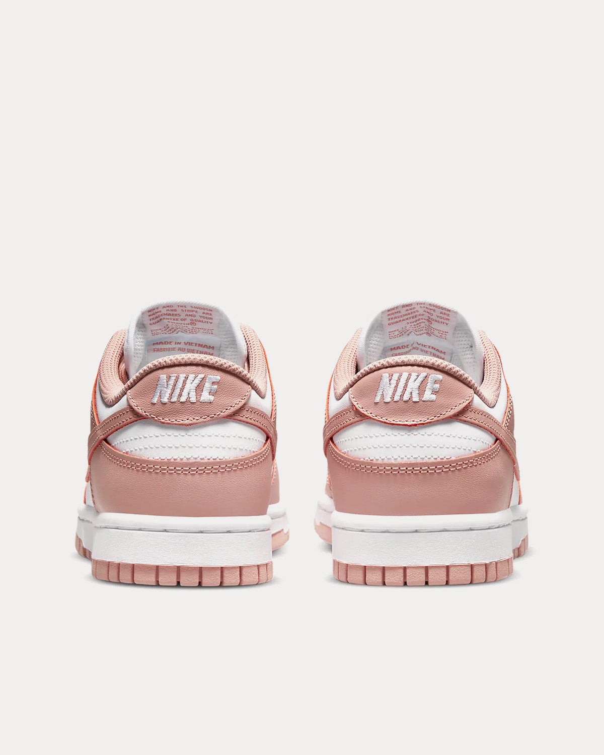 Nike Dunk Low White / Rose Whisper Low Top Sneakers - Sneak in Peace