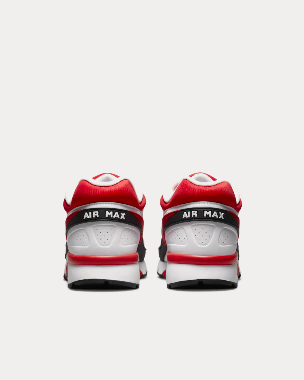 Nike Air Max BW White and Sport Red Low Top Sneakers - 4