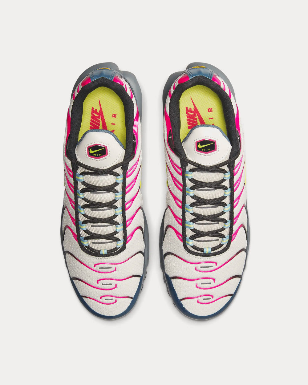 Nike Air Max Plus Light Bone Ash Green Pink Prime Yellow Pulse Low Top Sneakers Sneak in Peace