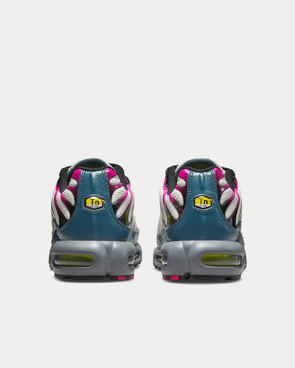 Nike Air Max Plus Light Bone / Ash Green / Pink Prime / Yellow Pulse Low Top Sneakers - 4