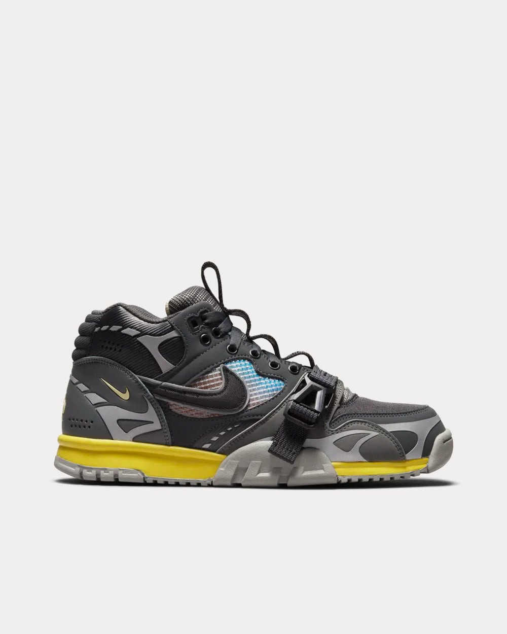 Nike Air Trainer 1 Dark Smoke Grey Mid Top Sneakers - 1