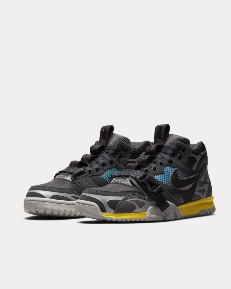 Nike Air Trainer 1 Dark Smoke Grey Mid Top Sneakers - 3