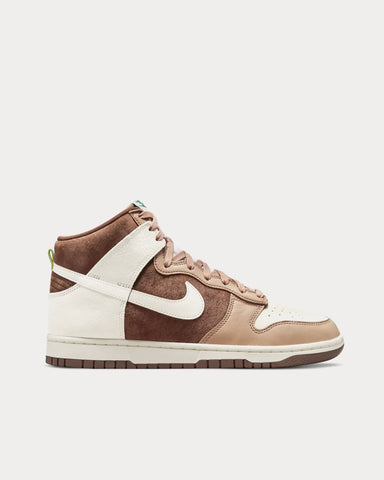 Nike Dunk High Retro Premium Light Chocolate High Top Sneakers