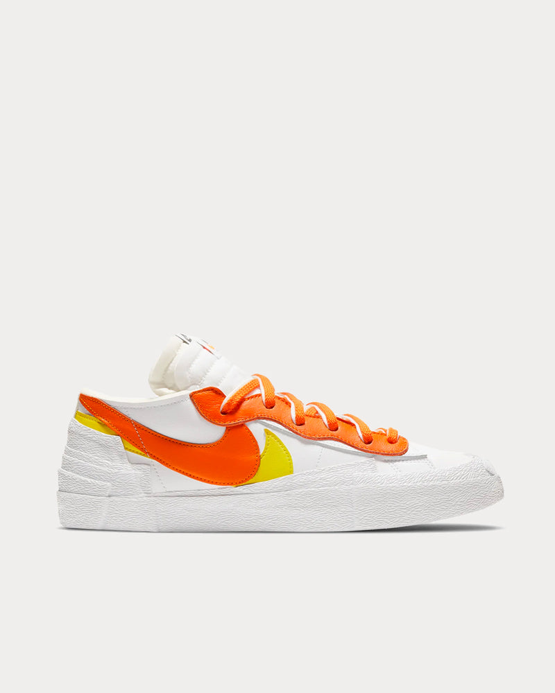 Nike x sacai Blazer Low White / Magma Orange Low Top Sneakers - 1