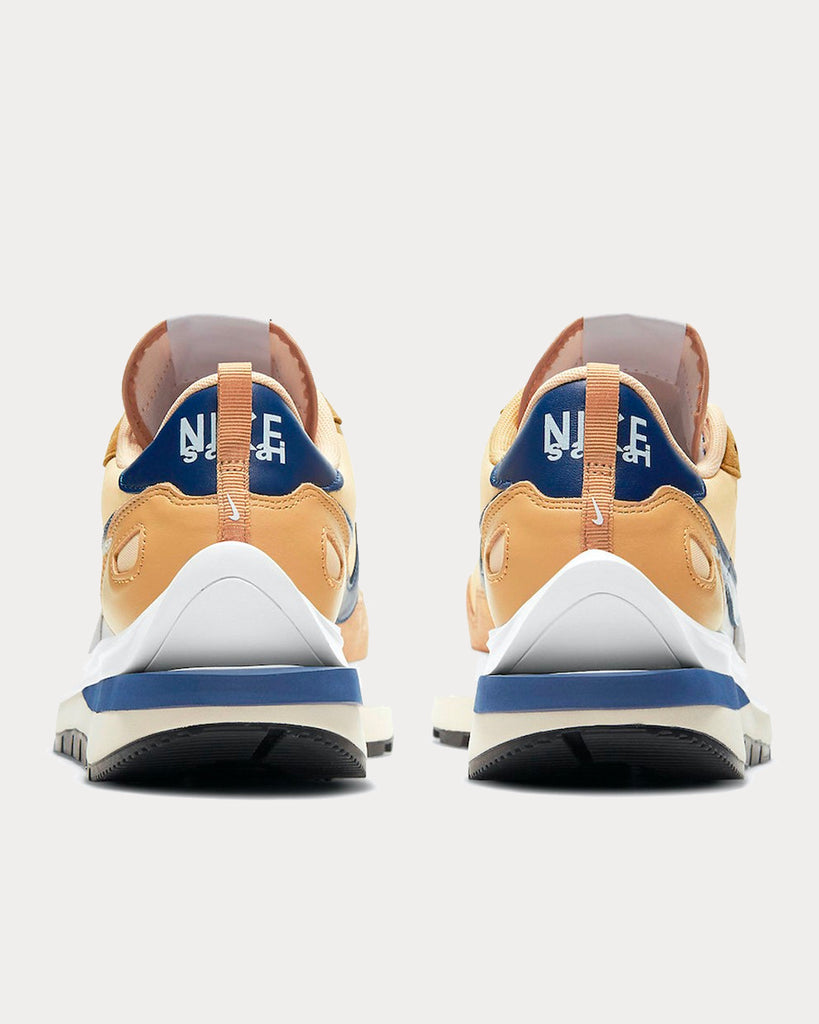 Nike x sacai VaporWaffle Sesame / Blue Void Low Top Sneakers