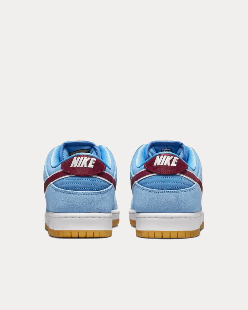 Nike SB Dunk Low 'Valour Blue and Team Maroon' Low Top Sneakers - 4