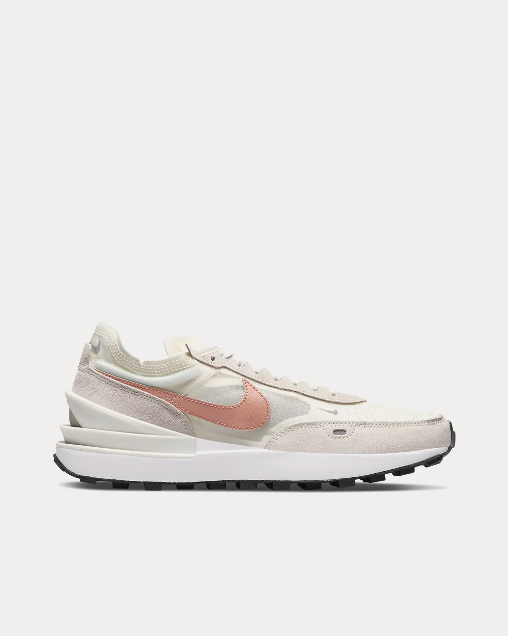 Nike Waffle One Sail / White / Black / Rose Whisper Low Top Sneakers - 1