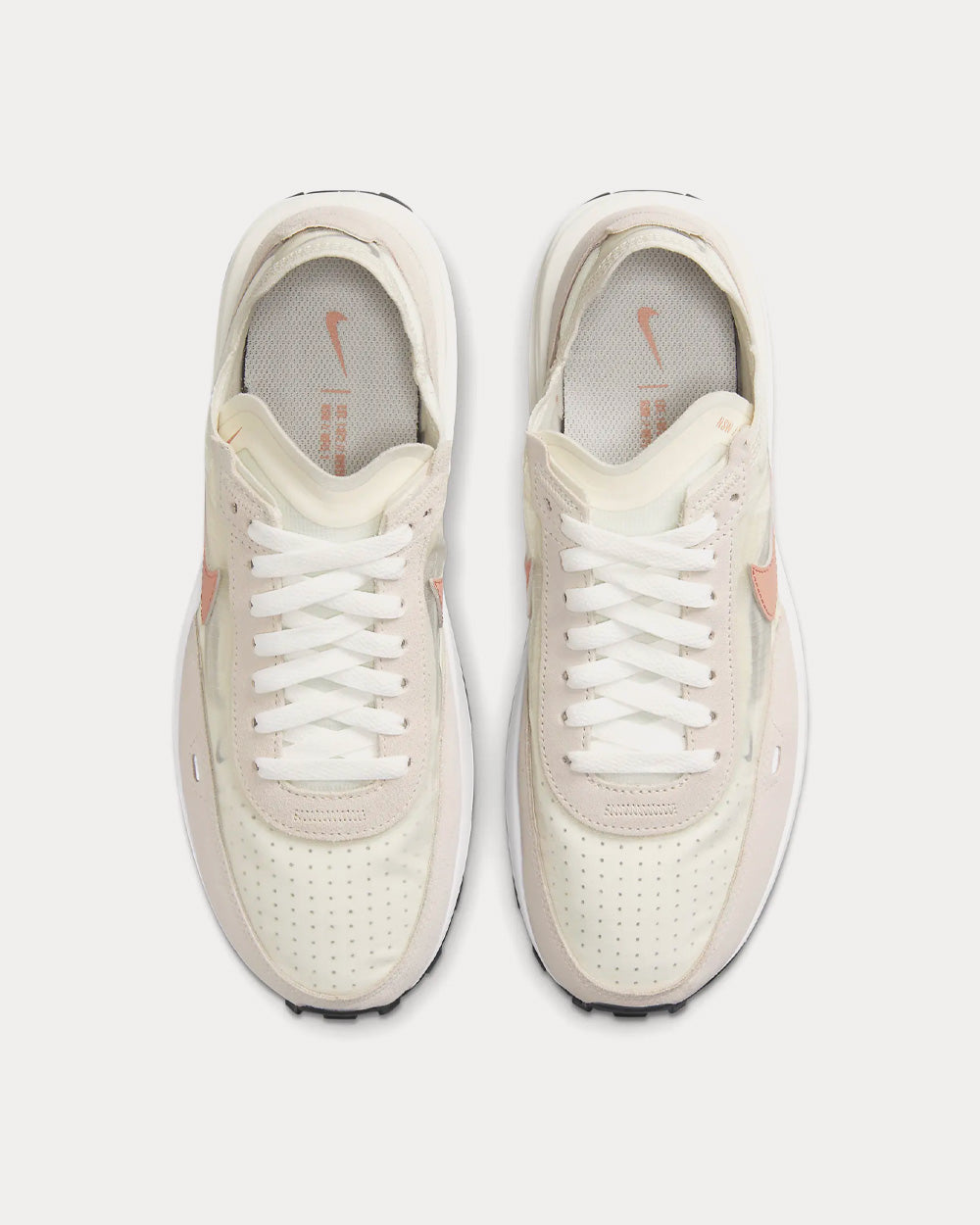 Nike Waffle One Sail / White / Black / Rose Whisper Low Top Sneakers - 2