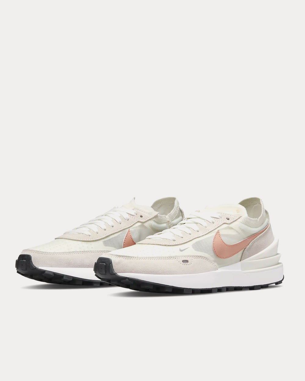 Nike Waffle One Sail / White / Black / Rose Whisper Low Top Sneakers - 3