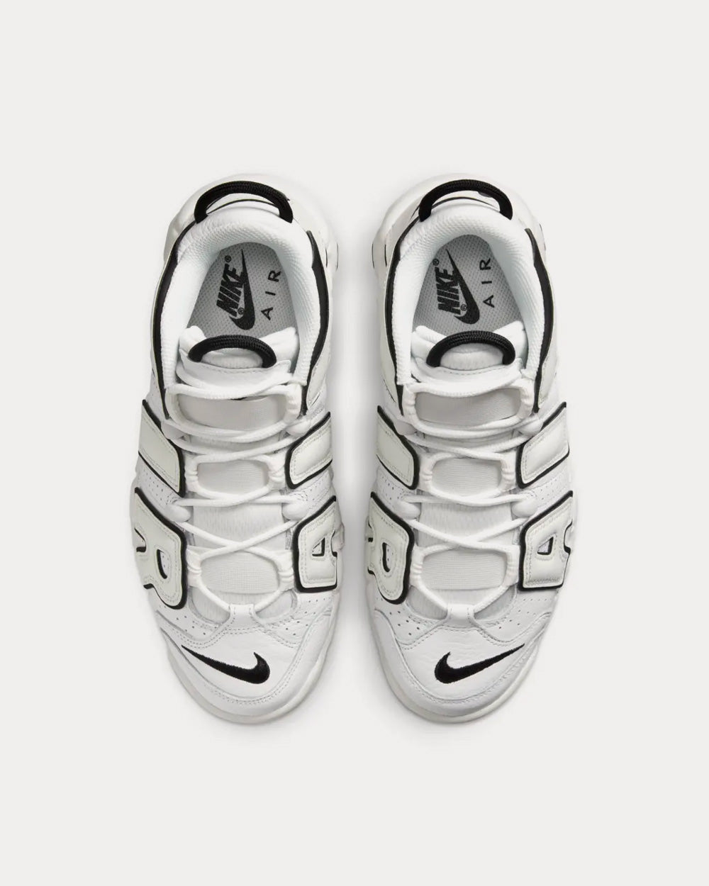 Nike Air More Uptempo Summit White High Top Sneakers - 2