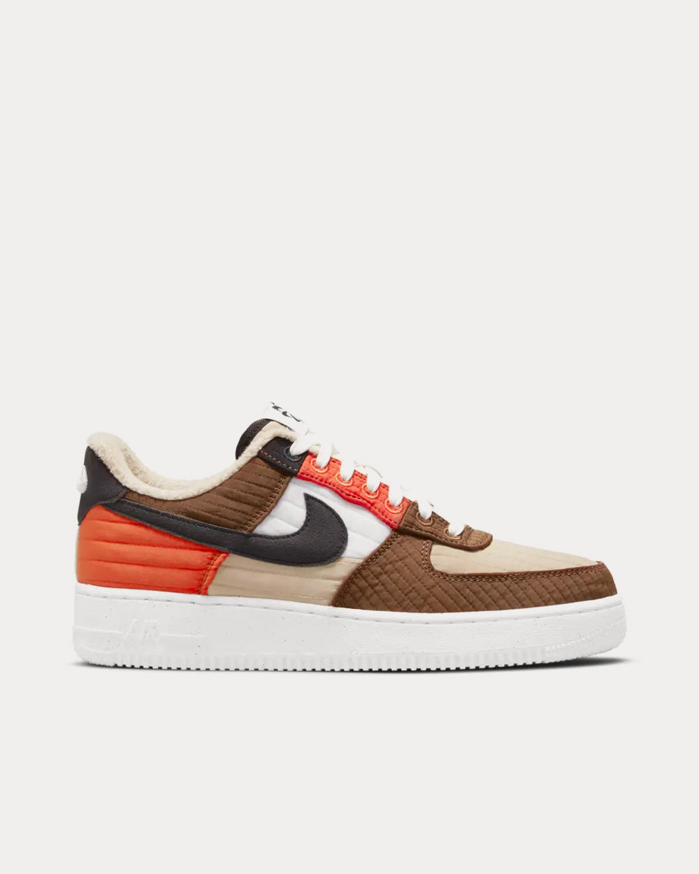 Nike Air Force 1 Pecan Quilt Low Top Sneakers - 1