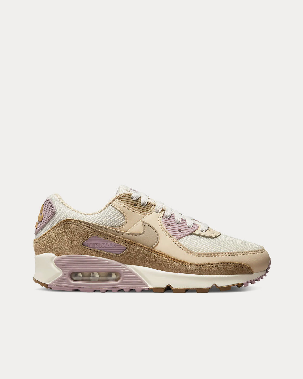 Nike Air Max 90 Brown Kelp / Light Violet Ore / Rattan / Khaki Low Top Sneakers - 1