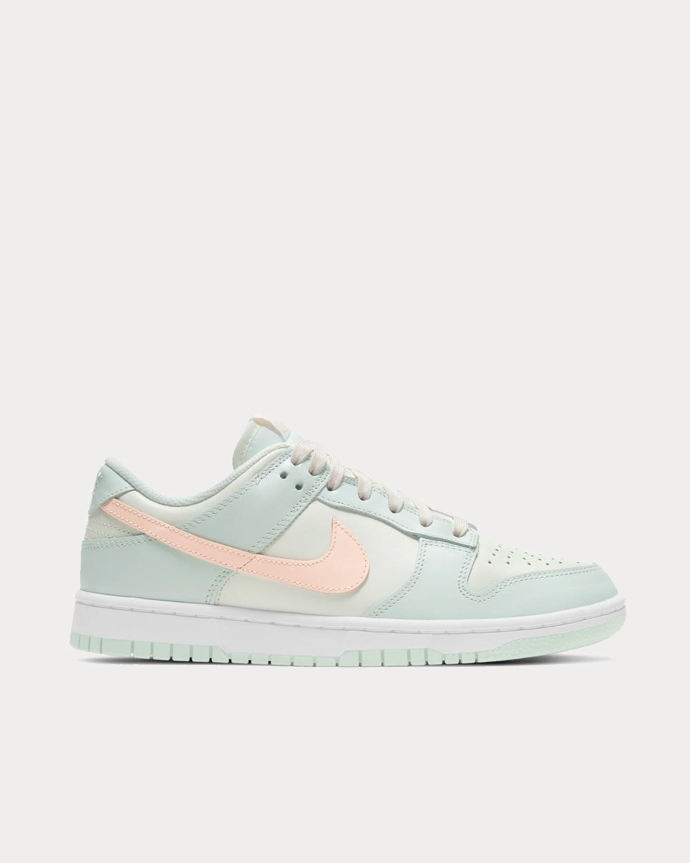 Nike Dunk Low Sail / Crimson Tint / Barely Green / White Low Top Sneakers - 1