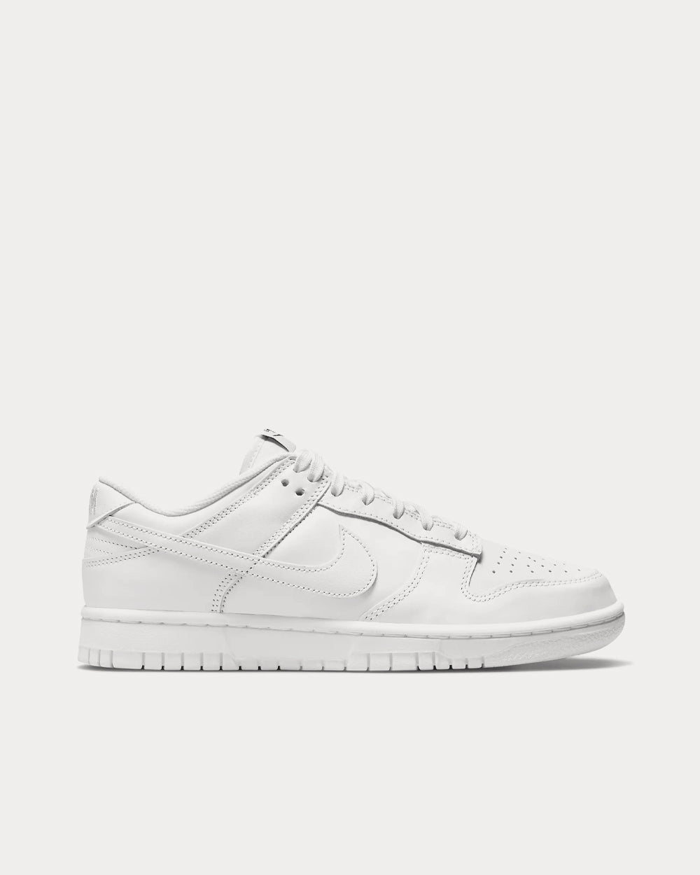 Nike Dunk Low White / White / White Low Top Sneakers - 1