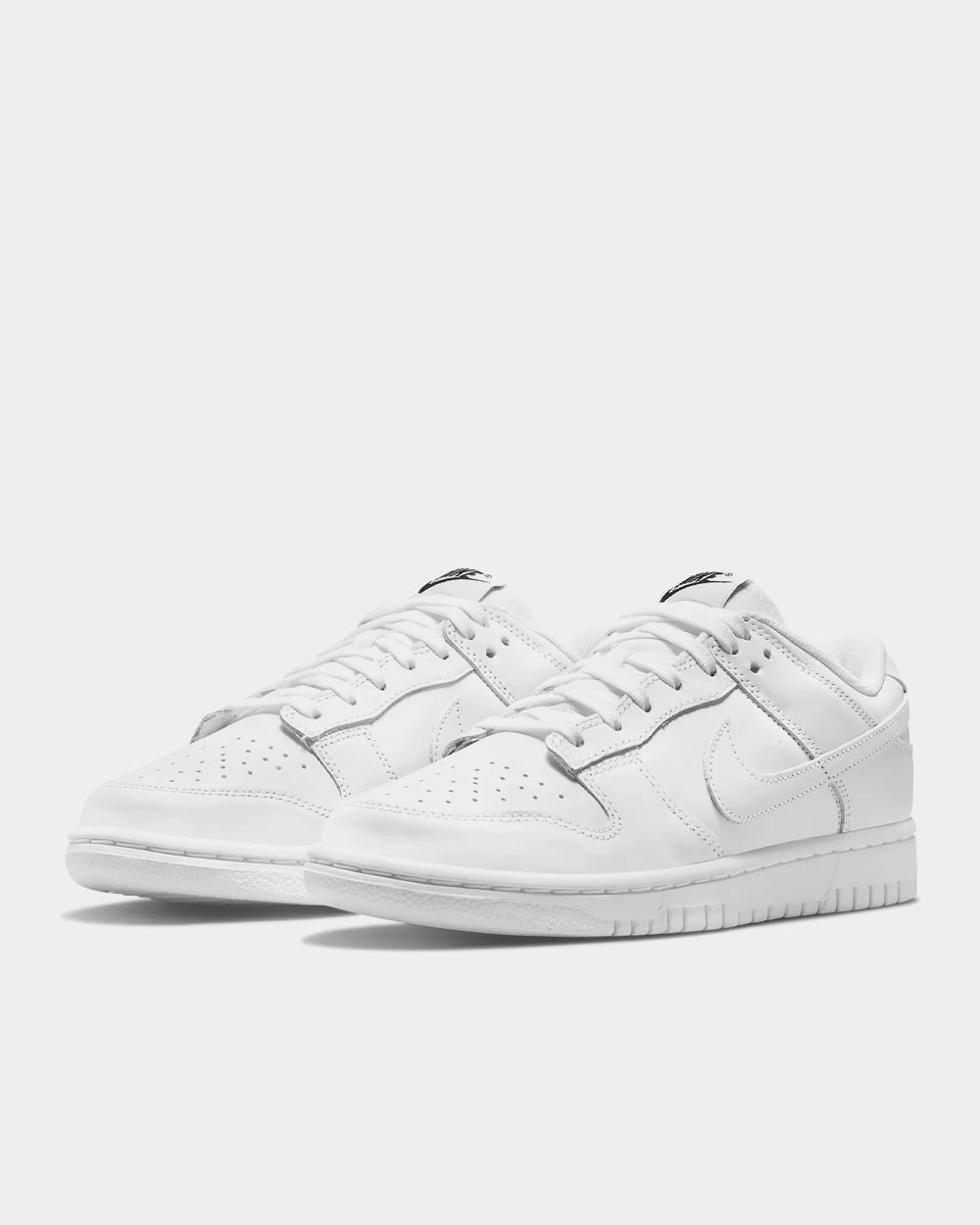 Nike Dunk Low White / White / White Low Top Sneakers - 3