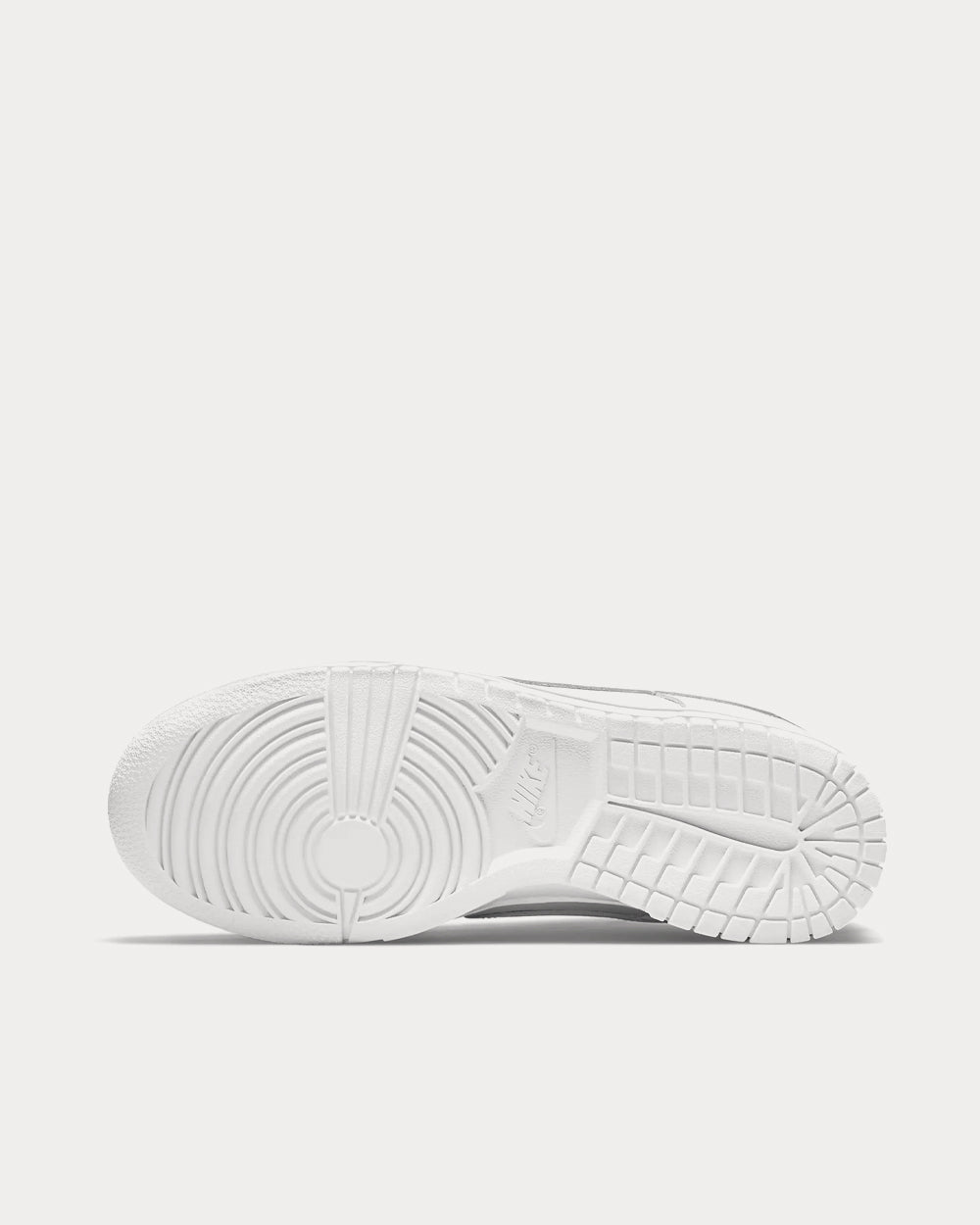 Nike Dunk Low White / White / White Low Top Sneakers - 5