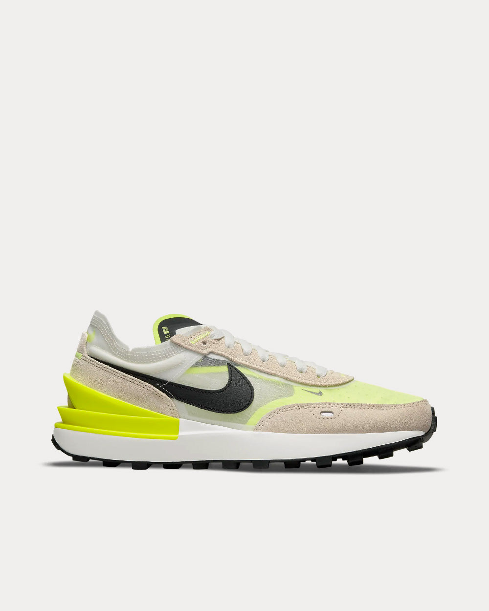 Nike Waffle One Summit White / Rattan / Volt / Black Low Top Sneakers - 1