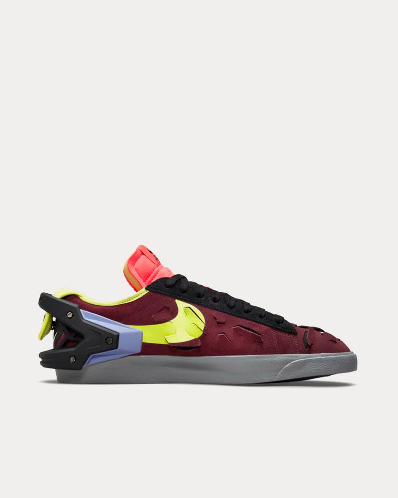 Nike x ACRONYM ® Blazer Low Night Maroon Low Top Sneakers - 1