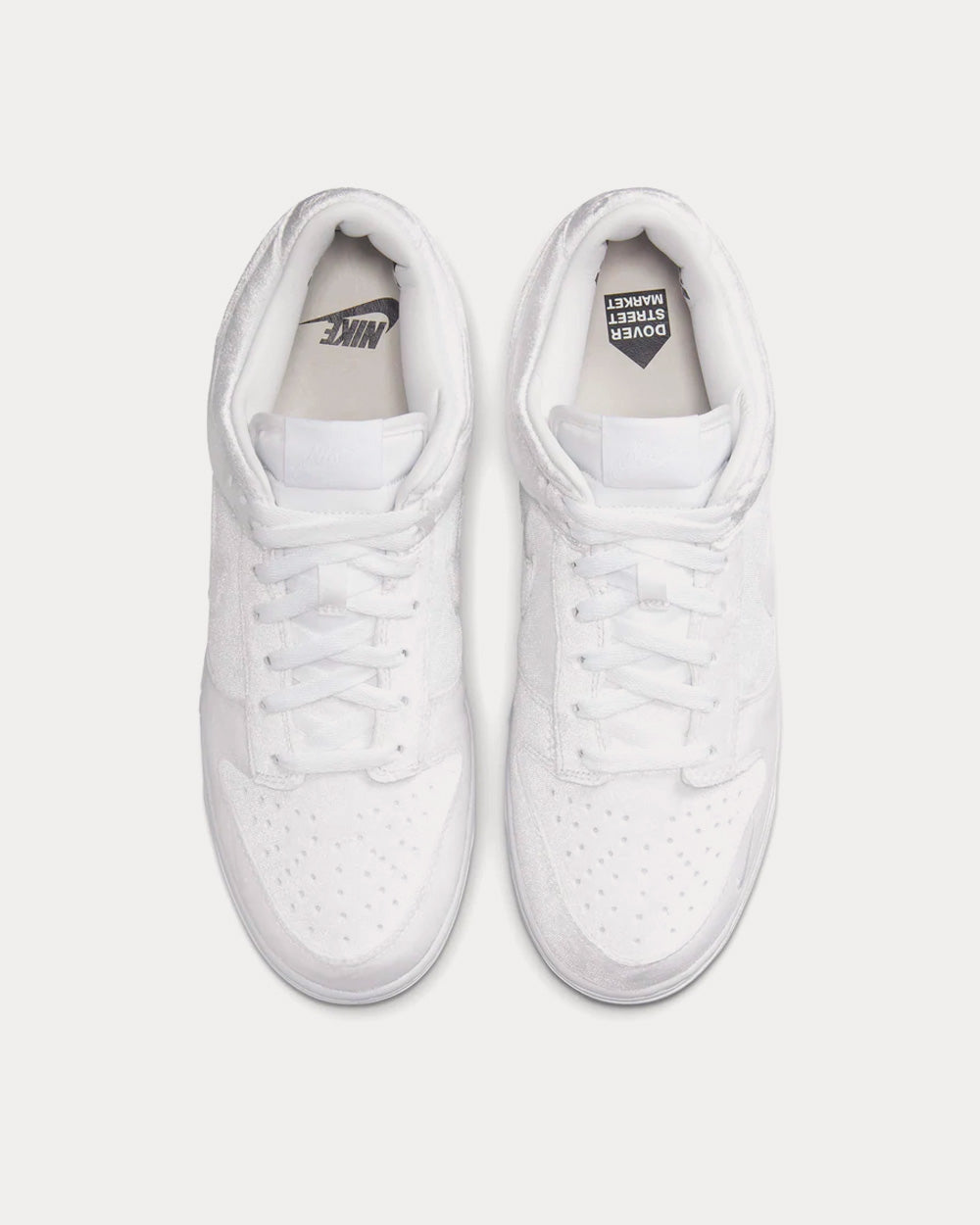 Nike x Comme des Garçons - Dunk Low Velvet White Low Top Sneakers