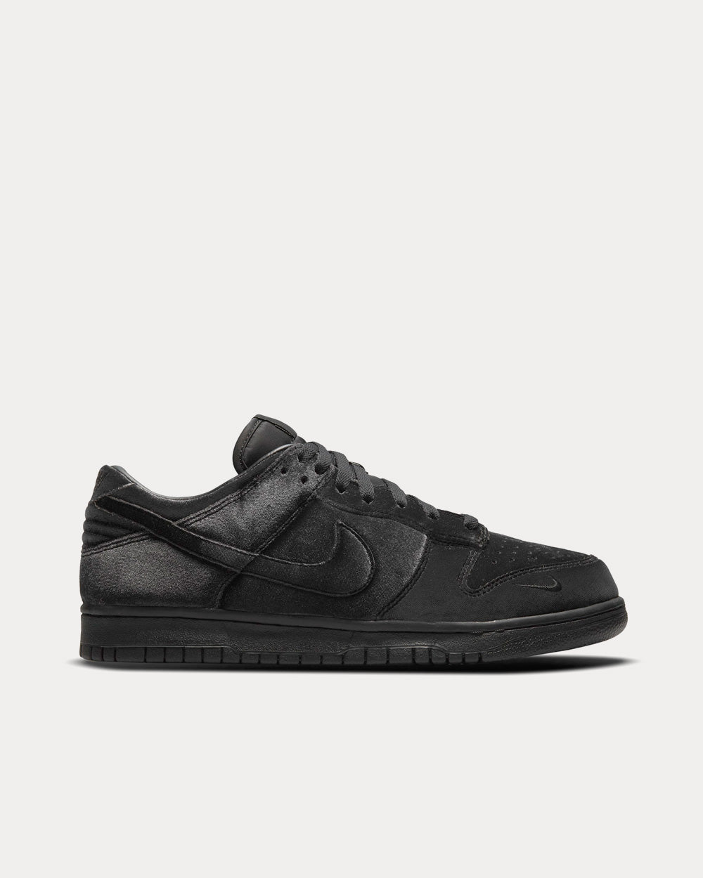 Nike x Comme des Garçons Dunk Low Velvet Black Low Top Sneakers - 1