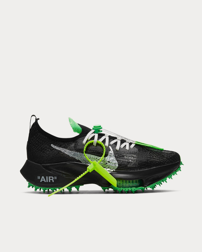 Nike x Off-White Air Zoom Tempo NEXT% Black / Scream Green Low Top Sneakers - 1