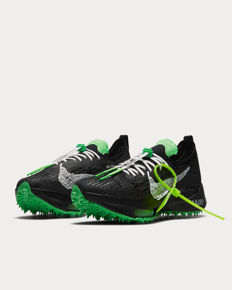 Nike x Off-White Air Zoom Tempo NEXT% Black / Scream Green Low Top Sneakers - 3