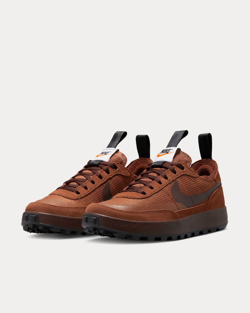 Nike x Tom Sachs General Purpose Shoes (GPS) Pecan / Dark Field Brown Low Top Sneakers - 3