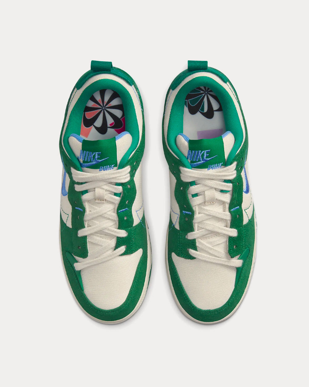 Nike Dunk Low Disrupt 2 Phantom / Malachite / Green Noise / University Blue Low Top Sneakers - 2