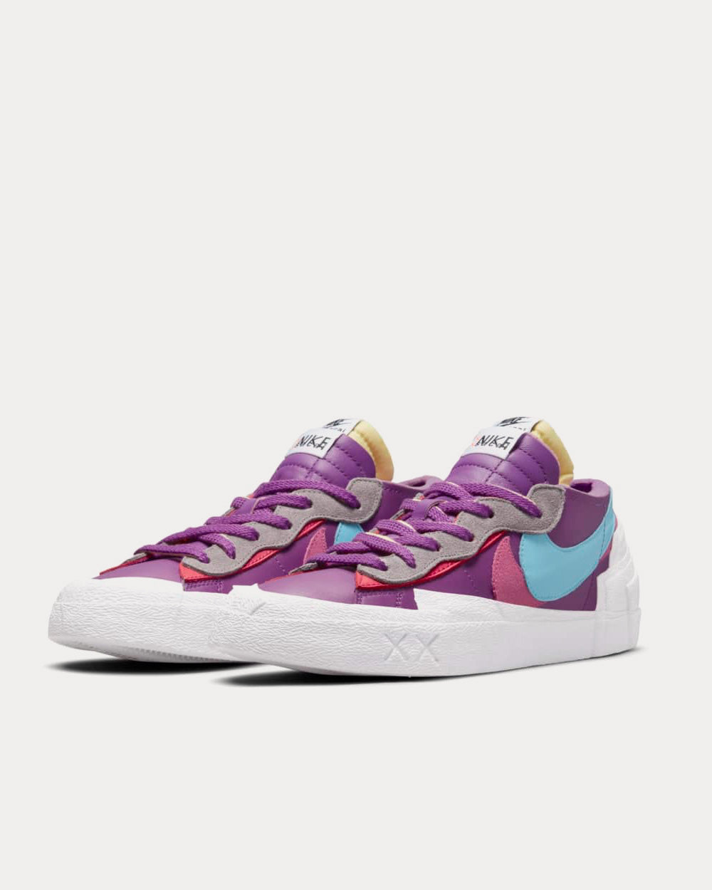 Nike x sacai x KAWS Blazer Low Purple Dusk Low Top Sneakers Sneak in Peace