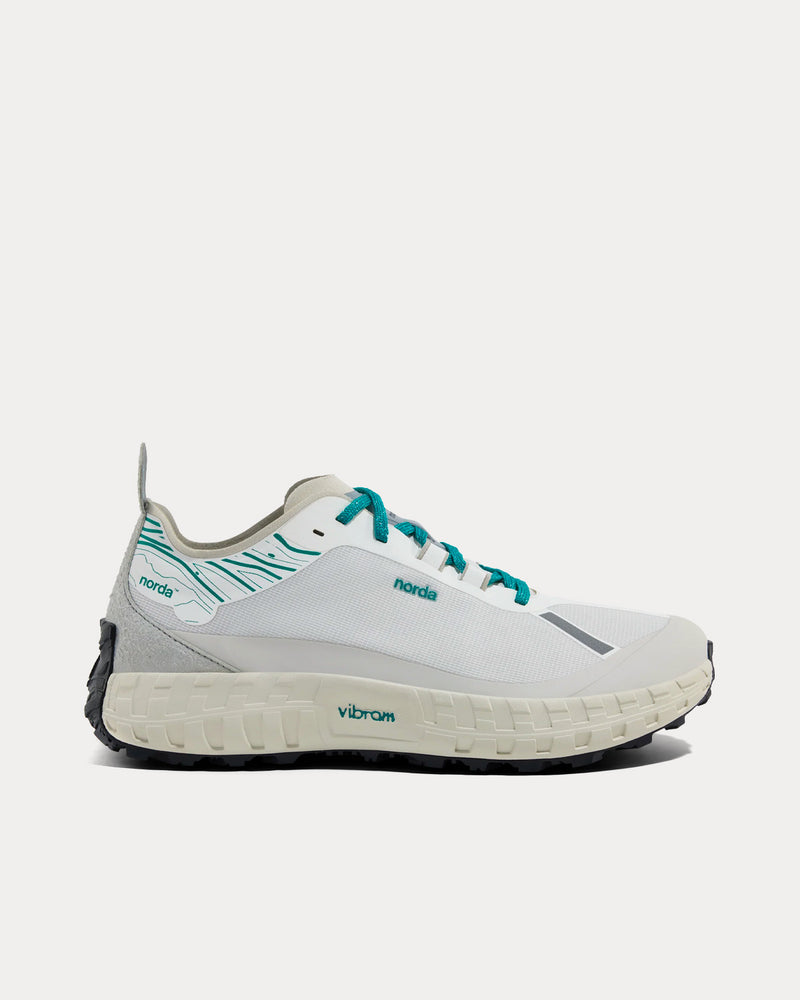 Norda 001 Retro White / Forest Running Shoes - 1