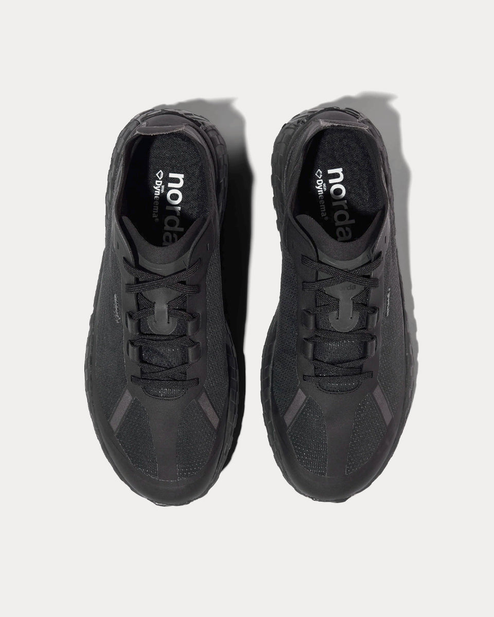 Norda 001 Stealth Black Dyneema® Running Shoes - Sneak in Peace