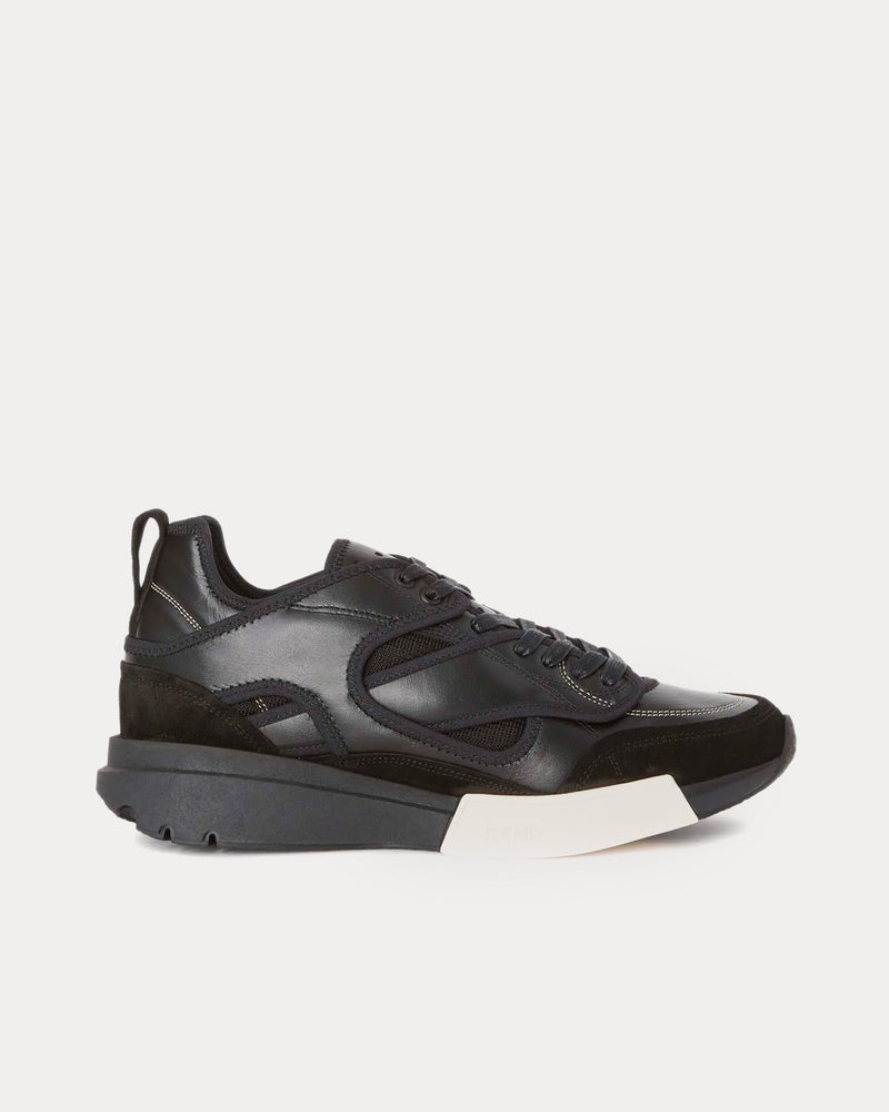 OAMC Aurora Runner Black Low Top Sneakers - 1