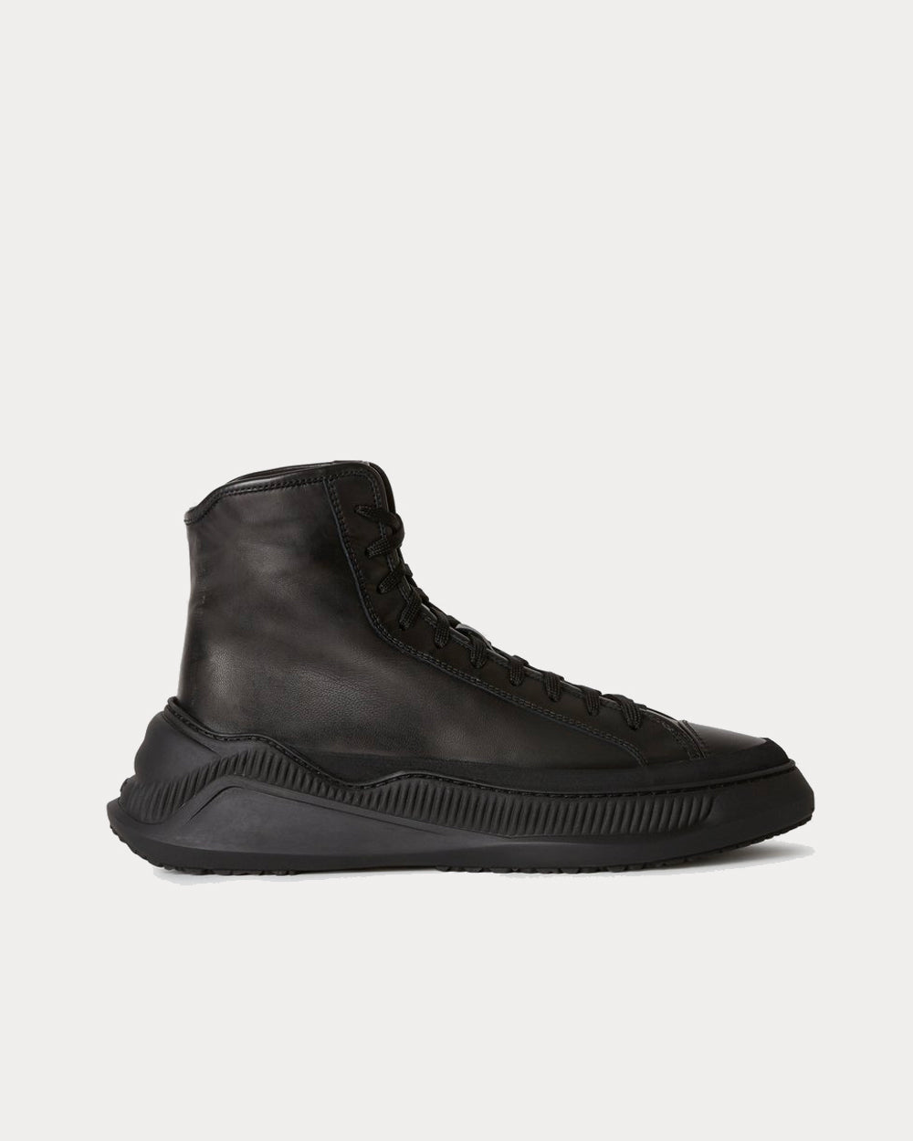 Free Solo Black High Top Sneakers