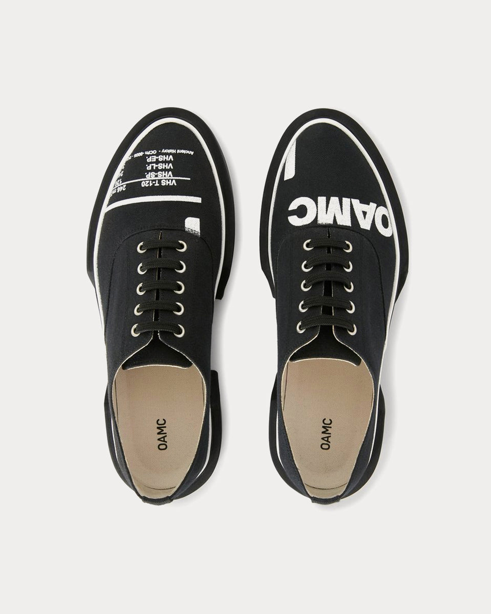 OAMC Inflate Plimsole Black Low Top Sneakers