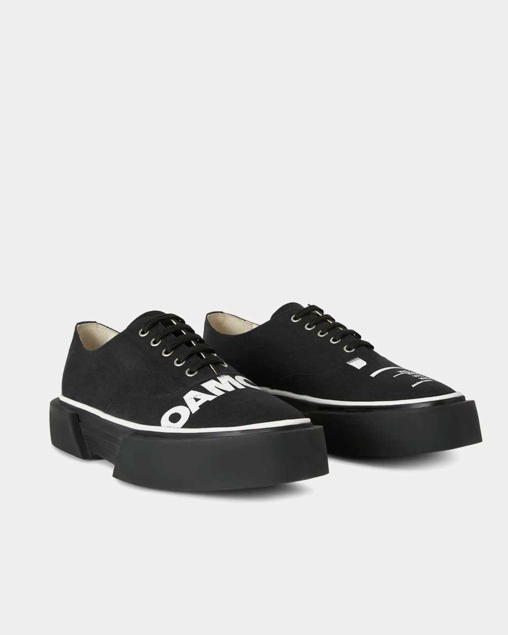 OAMC Inflate Plimsole Black Low Top Sneakers - 3