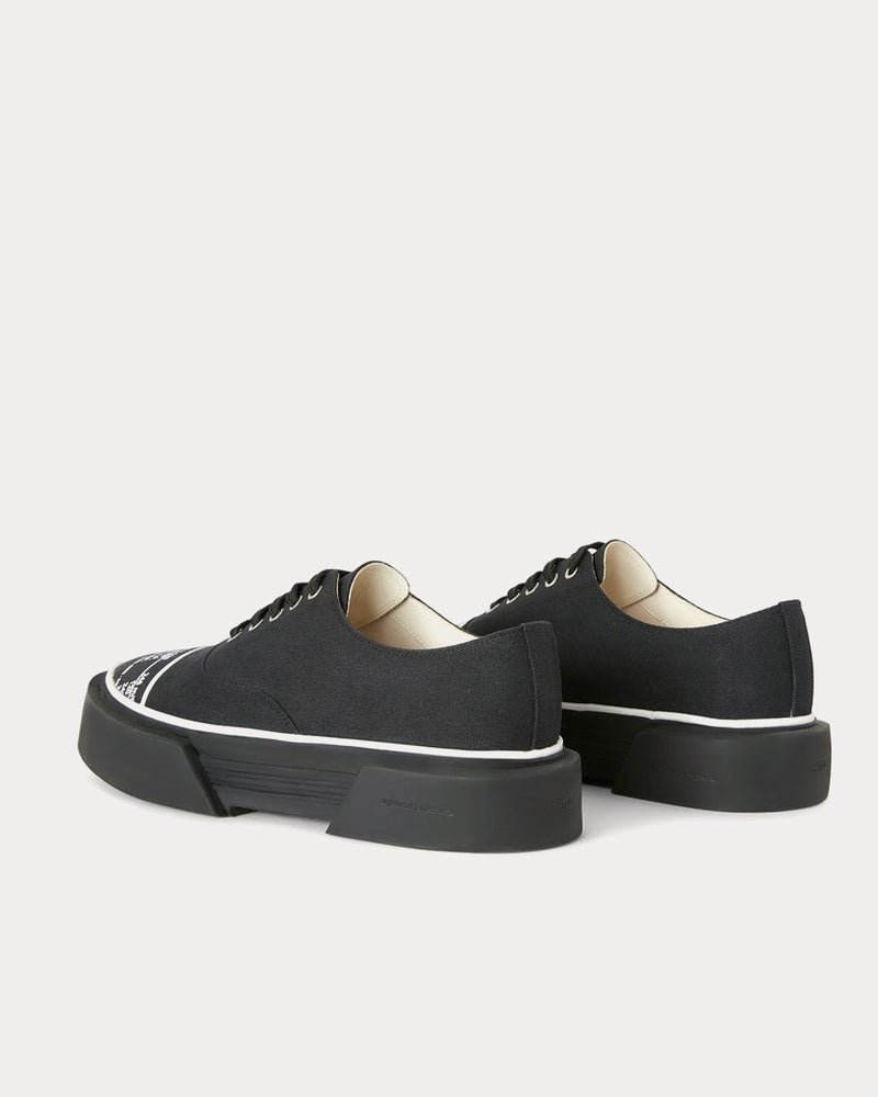 OAMC Inflate Plimsole Black Low Top Sneakers - 4