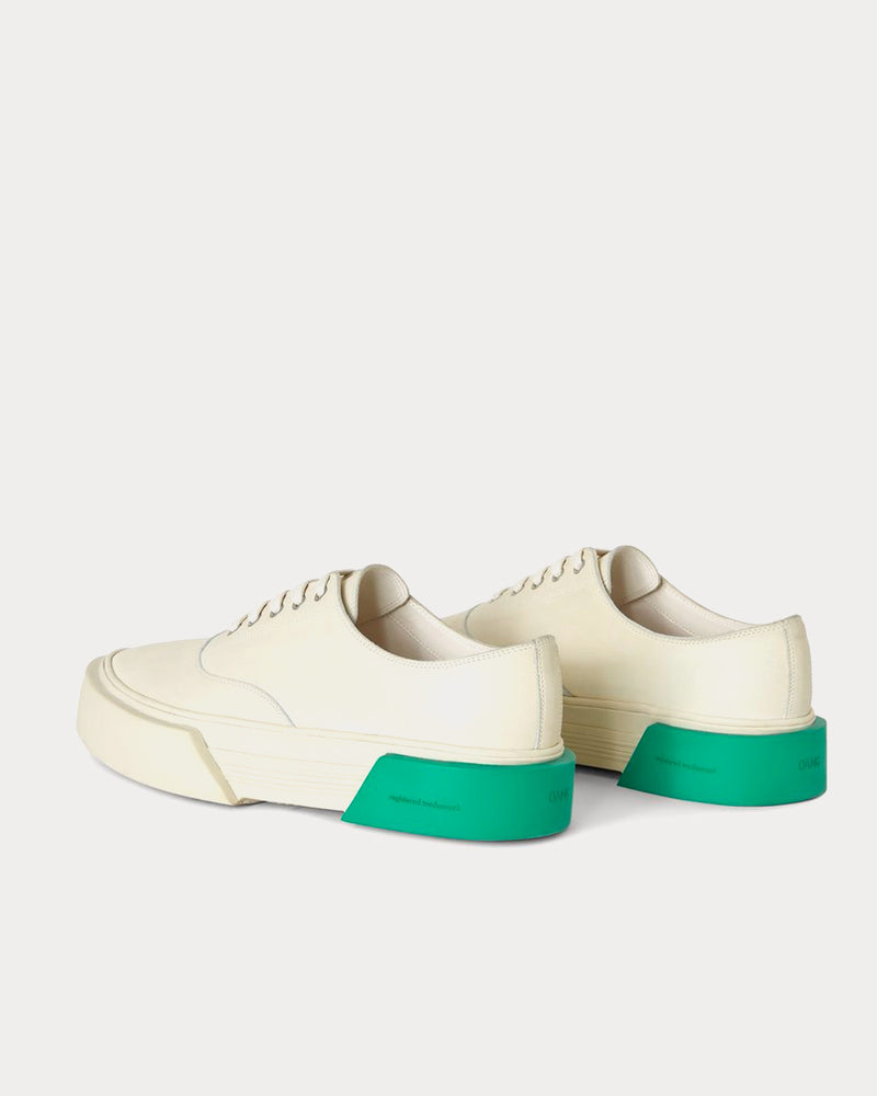 OAMC Inflate Plimsole Natural White / Green Low Top Sneakers - 4