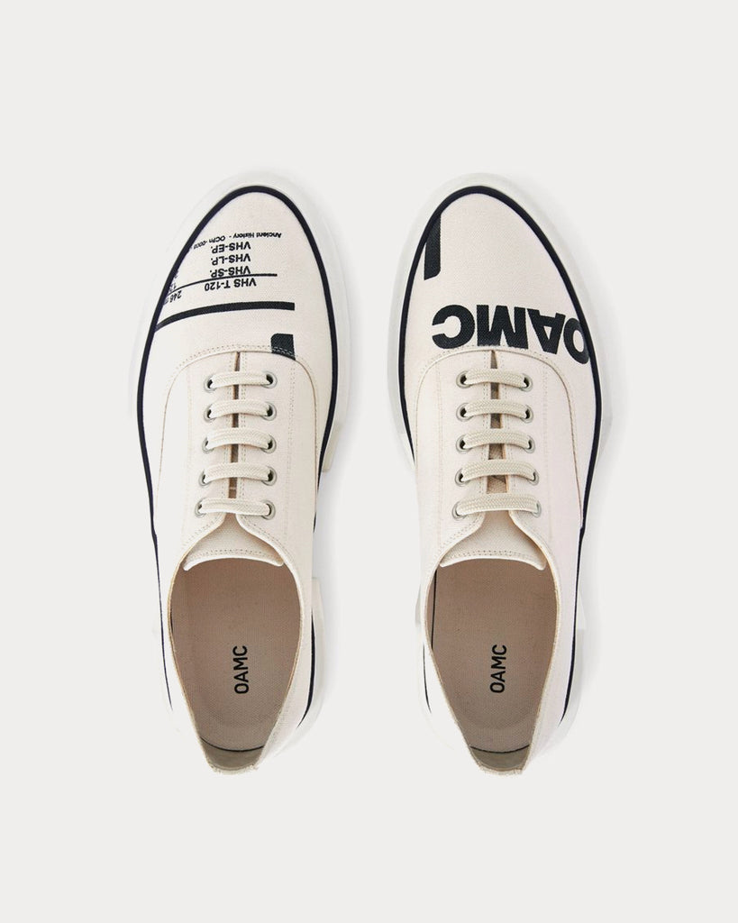 OAMC Inflate Plimsole Natural White Low Top Sneakers - Sneak
